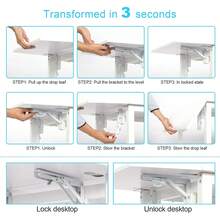 Dining Table And Set Of 2/4 Chairs, Drop Leaf Kitchen Table With PU Leather High Back Chair - White Table + 2 Gray Chairs - View 6