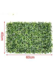 1pc Artificial Lawn Green Plant Wall Plastic Turf Decoration Green Lawn Flower Art Background Plant Wall Artificial Lawn