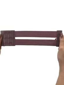 Elastic Bra Extender Size 23 X 5.5 CM - Model 3 Hooks 3 Adjustments Transparent Large - 玫瑰紅 - 查看 2