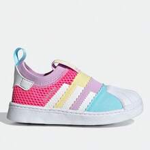 Zapatillas deportivas tipo slip-on Adidas de uso diario casual para niños GY9197 - Rosa - Ver 1