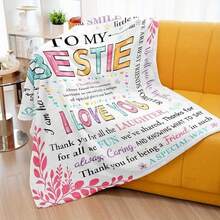 Bestie Gift For Women, Bestie Birthday Gifts For Women, Bestie Blanket, Best Friend Birthday Gifts For Women, Bestie Gifts, Birthday Gift For Best Friend Woman - Multicolor - View 1