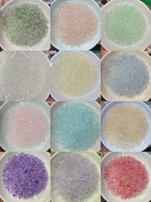 500 pièces de perles de verre facetées colorées de 4 mm, perles de cristal brillantes avec éclat de gemmes, convient pour les cadeaux, la création de bijoux, l'artisanat fait main et les projets DIY, idéal pour les créations DIY pendant les festivals et plus encore