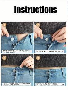 2/3pcs Elastic Rubber Waistband Extender, Women's Elastic Button Pants Waist Extender With Metal Button Hook & Extender, Pants Waistband Stretcher With Adjustable Length Button, Pants Extender For Maternity, Waistband Extenders Jean, Pants Button Extender For Men And Women's Pants, Jeans, Skirts, Dress, Travel Accessories