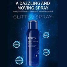 1 Bottle 150ml Night Club Glitter Spray, For Nightclub, Party, Glitter Spray, Halloween, Body Spray, Air Freshener, Long-Lasting Fragrance, Multicolored Aromatherapy