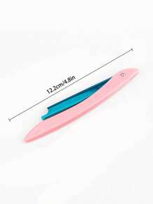 10 Pcs Replaceable Stainless Steel Eyebrow Trimmer Blade And 1 Pink Bracket Eyebrow Razor, Multipurpose Exfoliating Dermaplaning Tool For Face, Facial And Eyebrow Shaper Cover For Women Men, Easy To Use