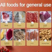 10/50/100/150pcs Transparent Vacuum Bags, Textured Matte Sealed Bags, Plastic Packaging Bags, Vacuum Compression Storage Bags - White - View 9