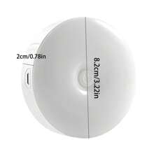 USB Rechargeable Round Magnetic USB Night Light, Touch Control, 3-Color Adjustable, Dimmable, Suitable For Breastfeeding, Diaper Changing, Bedroom, Hallway, Bathroom, Travel