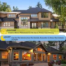 1 卷多尺寸单向镜窗膜隐私遮阳窗玻璃贴纸热控反光窗户隐私膜自粘窗户色调适用于家庭和办公室