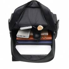 حقيبة ظهر للكمبيوتر المحمول بحجم 14.7بوصة سعة كبيرة للمراهقين البنين الرجال من جلد البولي يوريثان، حقيبة ظهر مدرسية ذات سوست عالية الجودة شنطه جامعه شنط جامعات شنطة ظهر للسفر حقيبه جامعه