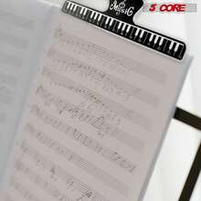 5 CORE 5Core Music Sheet Page Holder Clip Black Music Fixed Clips - Black - View 8