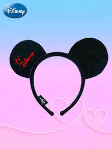 Disney 1pc Officially Licensed Handmade Earring Headband, Cute Cartoon Decor Hair Band, Suitable For Daily Wear, Princess Party, Birthday Party Gift Or Costume Party Decoration, Women Fashion Hair Accessory Travel Accessories Diadema Hair Hoop For Outdoor Activities, Vacation, Travel, Outfit Accessories, And Gifting - Red Love Heart - View 11