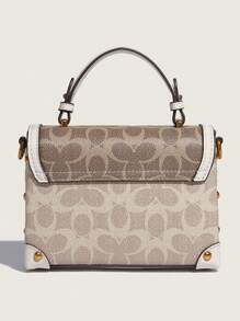Bolso con estampado, bolso de mano con forma cúbica de moda, bolso de hombro clásico, bolso cruzado elegante, bolso de mano de marca de lujo, bolso de mujer de alta gama, bolso de hombro/mensajero de verano, bolso cruzado de color borgoña con forma de almohada y ligero