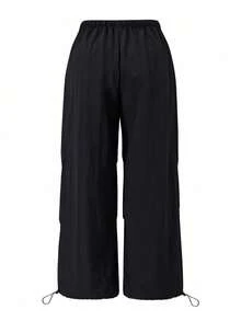 Pantaloni cu design în aer liber, ocazional, de mărime plus, confortabili