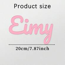 1 pieza Placa decorativa de acrílico con nombre personalizado en rosa/dorado/plateado/azul, perfecta para bodas, cumpleaños, aniversarios, Día de la Madre, decoración de habitaciones, decoración del hogar, decoración de dormitorios, decoración para Navidad, Acción de Gracias, Halloween, fiestas de graduación y celebraciones - Multicolor - Ver 9
