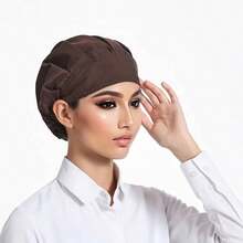 Ladies' Fashionable Kitchen Dust And Oil Proof Work Cap - Elastic And Lightweight, Suitable For Chefs And Nurses - Multicolor - View 4