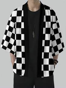 Men's Japanese Anime Cosplay Pattern Lightweight Polyester Casual Summer Jacket - White - View 6