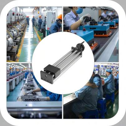 Rainaut 250mm Manual Sliding Table Linear Rail Guide, Linear Guide Slide Tablefor CNC Equipment Renovation, Dual Optical Axis Manual Sliding Table Linear Rail Guide The Best Gift/Present For Family&Friends Happy Christmas