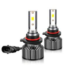2pcs H1 H7 H11 9005 9006 H4 H13 LED Car Headlight, Ultra-White 6000K Super Bright 26000LM/Pair 260W/Pair 50000hrs Lifespan Plug-N-Play 800% Brightness