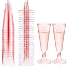 25/10/5 pièces Tasse haute de 155ml, en matière plastique, réutilisable, convient pour les boissons froides, les boissons chaudes, les desserts, les jus, le thé noir, etc. Convient pour les mariages, les anniversaires, la Saint-Valentin, Halloween, Noël et toutes sortes d'événements festifs