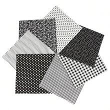 7Pcs 20" X 20" Cotton Fabric DIY Making Supplies Quilting Patchwork Fabric Fat Quarter Bundles DIY For Quilting Patchwork Cushions Cotton Fabric For Patchwork