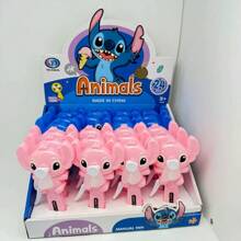 Disney Creative New Disney Cartoon Cute Stitch Summer Handheld Fan, Supplies Gifts, High Quality In Stock