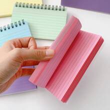 1 Set Of Simple Horizontal Line Colorful Tearable Coil Notebook, Office Supplies Diary Stationery Notebook, Students Carry Small Notebook, Opening Season Office Stationery Supplies,School Supplies,Back To School