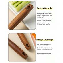 1/2 piezas Pelador de verduras para la cocina, pelador giratorio de acero inoxidable premium con removedor de imperfecciones para cocineros y chefs (Opcional pelador en Y/Pelador en P) - Marrón - Ver 7