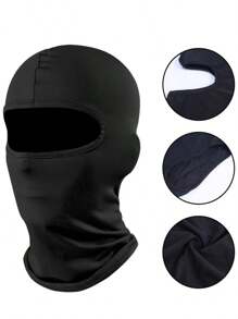 1pc Windproof Full Face Mask - Balaclava Ski Mask For Men Women - Motorcycle Helmet Liner Face Cover