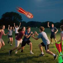 High-Quality Illuminated Dark Footballs And Rugby Balls 12 LED Modes And 6 Color Changes - Rechargeable LED Illuminated Foam Balls Suitable For Outdoor Sports Summer Camping Night Games Christmas And Birthday Gifts For Teenagers And Adults