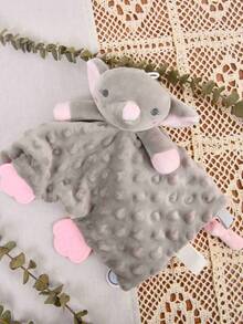 Manta de consuelo con diseño de animal de dibujos animados de silicona, juguete de educación temprana para recién nacidos e infantes. Adorable manta de consuelo con animales para reconfortar, calmar y ayudar al bebé a dormir. Material suave, sin desprendimiento y sin olor. Promueve el desarrollo emocional, visual, intelectual y motriz. - Multicolor - Ver 6
