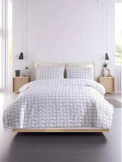 Double Size Bedspread Set – 1pc Bedspread (200x220 Cm) And 2pcs Pillowcases (50x70 Cm) - Ultra Soft, Highly Absorbent & Comfortable Luxury Bedding