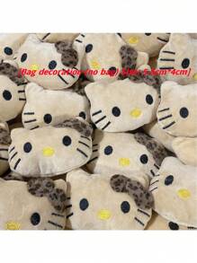 Sanrio Sanrio Hello Kitty Brand Bags, Plush Leopard Print Handbag, Cute Seasonal Leopard Print Handbag, Minimalist Outdoor Tote, Retro Plush Commuter Bag, Women Handbag, Shoulder Bag, Charm, Travel Bag, Books, Travel, Luxury Ladies Handbag (Note Size Selection)