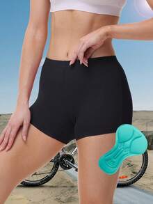 Women Cycling Underwear 3D Padded Cycling Shorts Bicycle Underwear Road Bike Shorts - Black - View 4