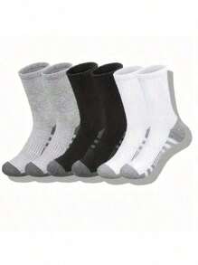 60pcs/50pcs Comfortable Sports Round Neck Tennis Socks For Men, Suitable For Outdoor And Casual Wear, All Season, White Antibacterial Odor-Resistant Moisture-Wicking Athletic Socks, Thick And Comfortable For Daily Wear, Couples Casual Socks, Cute Socks, Girls Socks, Autumn/Winter & Spring/Autumn, Mesh Detail, Guiding Hole Design, Moisture Absorption And Perspiration, Soft And Smooth, Suitable For Various Holidays, Sports, Leisure, Business And Daily Wear, Can Be Worn All Year Round, 40pcs/30pcs/24pcs/20pcs/16pcs/12pcs/10pcs/8pcs/6pcs/4pcs/2pcs