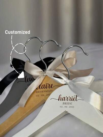 Individuell angefertigte handgefertigte Holzkleiderbügel für Hochzeiten, Braut Kleiderbügel - individuell angefertigte Hochzeitskleiderbügel, individuell angefertigte Kleiderbügel, heiß für den Muttertag