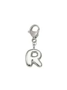 Lindas letras prateadas de bolha, lindo colar com pingente de bolsa - Pingente da sorte, lindas iniciais estilo hip-hop, letras de A a Z, pingente de bolsa e mochila de liga brilhante - Presente perfeito para aniversários e ocasiões especiais, chaveiro, bolsa, mochila, pingente, carro, presentes para mulheres e meninas, carteiras e acessórios para bolsas, presentes para o Dia dos Namorados, presentes para o Dia dos Professores, presentes para o Dia das Mães.