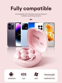 Auriculares Bluetooth Lenovo LP38, estilo intrauricular con calidad de sonido envolvente, audio direccional 5.4, micrófono para llamadas, deporte, carrera, música, juegos, larga duración de batería, aislamiento pasivo del ruido, inalámbrico para smartphones y tabletas - Blanco - Ver 8