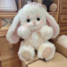 1pc Lilian Floppy Ear Rabbit DIY Handmade Craft Kit, Cloth Plush Doll Rabbit Gift, Holiday Gift, Birthday Gift, Decor, Cute Appearance, Gift, Doll, Game