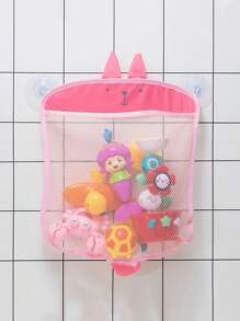 Hanging Bathtub Storage Basket, Organize Stylish Toys And Bathroom Accessories, Bathroom Accessories Bathroom Cartoon Mesh Hanging Bag Bath Toys Hanging Storage Bag Bathtub Bathroom Sundries Organizer Mesh Bag