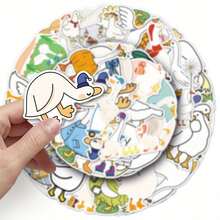50PCS Cartoon Cute Goose Graffiti Sticker DIY Decoration Water Cup Notebook Skateboard Luggage Helmet Self-Adhesive - 50PCS - View 5