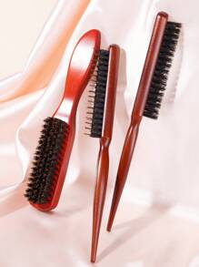 5pcs Bristle Hair Brush Set With Edge Control - For Men And Women - Unscented Mane Bristle Professional Barber Styling Brush For Thick/Thin Hair, No-Power Fade And Clipper Cleaning Comb, Slick Back Smoothing Tool Anti-Static Hair Comb, Scalp Massage Tool For Styling And HairdressingSlick Back, Teasing & Smoothing Combs-, Hair Brush, Comb, Hair Tools, Hair Brush, Mini Hair Brush, Detangling Brush, Hair Brushes, Hair Hair Products, Hair Tools, Hair Stuff, Curly Hair Brush, Hairdressing Equipment,Hair Brush,Slick Back Brush,Styling Brush,Curly Hair Brush,Edge Brush,Hair Comb,Brush Hair,Hair Brush Set,Comb Hair,Comb For Curls,Detangling Brush,Hair Brush For Women,Hair,Travel,Hair Products,Hair Tools,Hair Stuff,Barber,Barber Accessories,Barbershop,Hairdressing Equipment