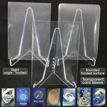 100 fundas protectoras de cartas, transparentes, perfectas para doble fundas, protectoras de cartas compatibles con MTG, TCG y otros juegos de cartas