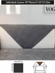 1pc Waterproof Anti-Oil Sofa Seat Cushion, Suitable For All Seasons, Modern Minimalist Design, Waterproof, Anti-Stain, Anti-Scratch, Non-Slip Sofa Cover, Dust-Proof, Machine Washable, Pet-Friendly, Fits Bedroom, Office, Living Room, L-Shaped Sofa, 1/2/3/4 Seat Covers, Hand Washable - Dark Grey - View 17