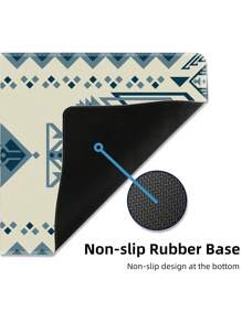 Grand tapis de souris, tapis de souris à base en caoutchouc avec bords cousus, tapis de souris géométrique pour ordinateur, convient pour le bureau et la maison