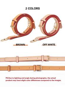 PU Bag Shoulder Strap Modification And Replacement Bag Accessories Suitable For Speed Red Edge Beige White Crossbody Shoulder Strap - Beige - View 5