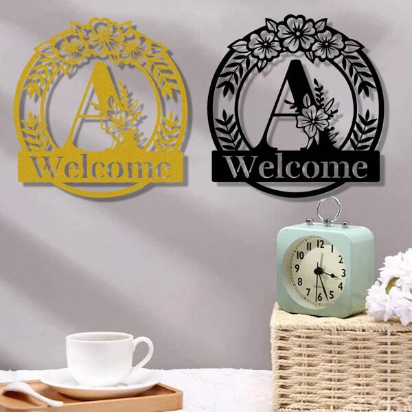 1pc Creative Letter A Decorative Wall Hanging Art, Available In Multiple Colors And Sizes, Suitable For Living Room, Bedroom And Other Indoor Spaces, Creates A Decorative Atmosphere