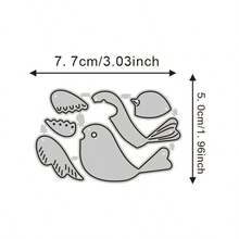1pc Metal Cutting Die Bird Habitat DIY Scrapbook Paper Craft Knife Die Blade Punching Template Mold - Silver - View 5