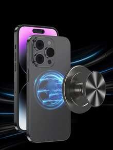 Magnetic Foldable Phone Holder With Finger Ring Slot, Compatible With IPhone And Android Phones, Extendable Stand, Birthday Gift For Family And Friends - Multicolor - View 11