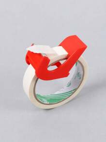 1pc Small And Medium-Sized Convenient Hand-Pulled Cutter, Transparent Masking Tape Cutter And Sealer Back To School