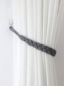 1 Stück/2 Stücke handgeflochtene Seilgardinen-Querbinder, mehrere Farb- und Größenoptionen, für Gardinen-Befestigung (Haken nicht enthalten)